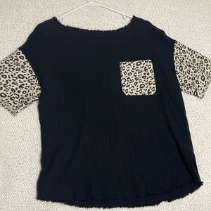 Leopard Pocket Tee
